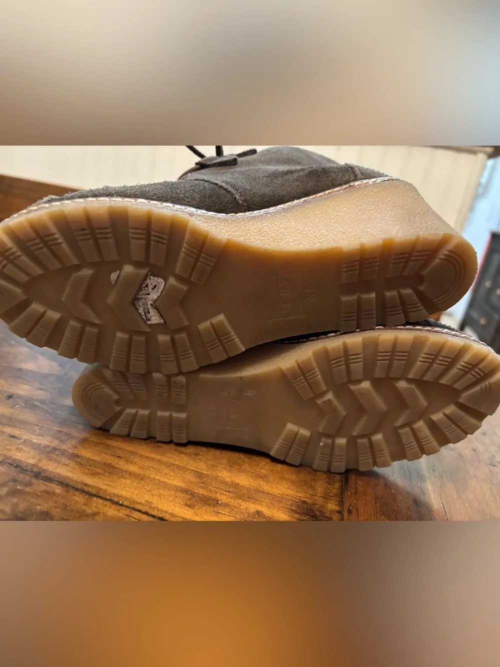 Tom’s desert wedge bootie ankle boot 5